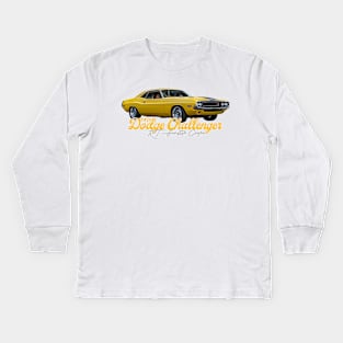 1970 Dodge Challenger RT Hardtop Coupe Kids Long Sleeve T-Shirt